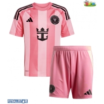 Inter Miami Rodrigo De Paul #7 Hjemmedraktsett Barn 2025-26 Kortermet (+ Korte bukser)